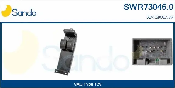 Switch, window regulator (SWR73046.0)