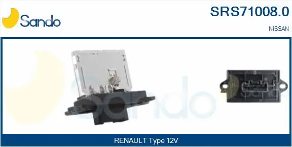 Resistor, interior blower (SRS71008.0)