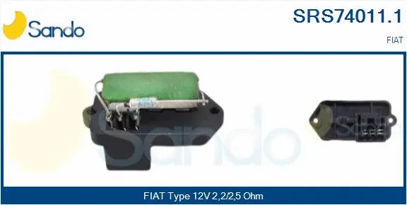Resistor, interior blower (SRS74011.1)