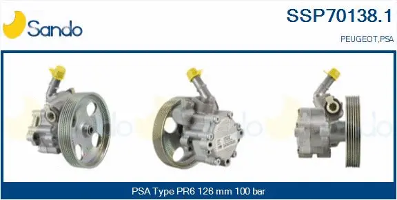 Hydraulic Pump, steering (SSP70138.1)