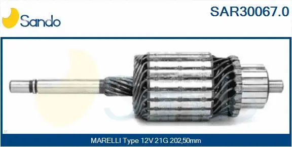 Armature, starter (SAR30067.0)