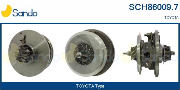 Core assembly, turbocharger (SCH86009.7)