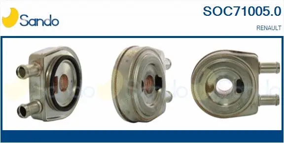 Oil Cooler, engine oil (SOC71005.0)