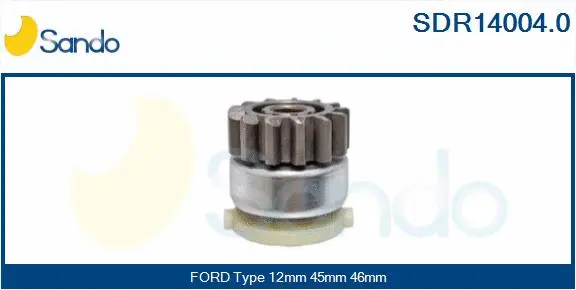 Pinion, starter (SDR14004.0)