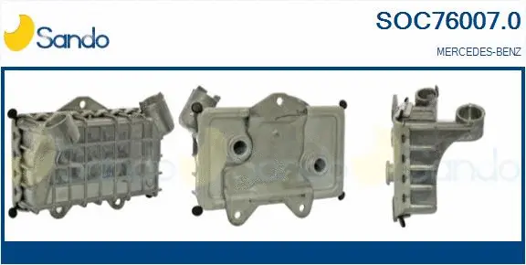 Oil Cooler, engine oil (SOC76007.0)