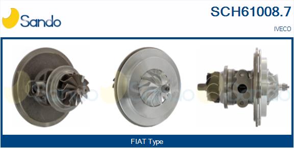 Core assembly, turbocharger (SCH61008.7)