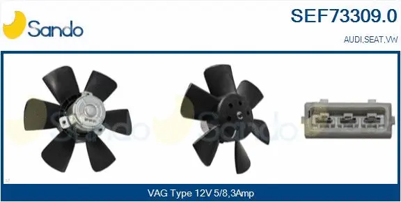 Fan, engine cooling (SEF73309.0)