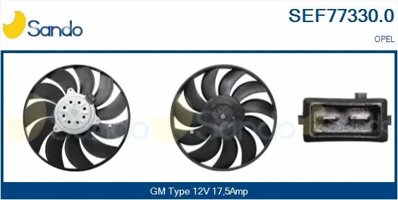 Fan, engine cooling (SEF77330.0)