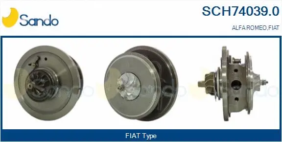 Core assembly, turbocharger (SCH74039.0)