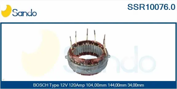 Stator, alternator (SSR10076.0)