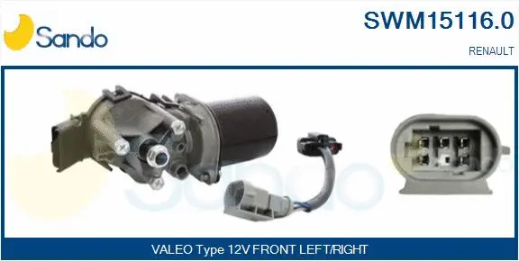 Wiper Motor (SWM15116.0)