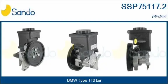 Hydraulic Pump, steering (SSP75117.2)