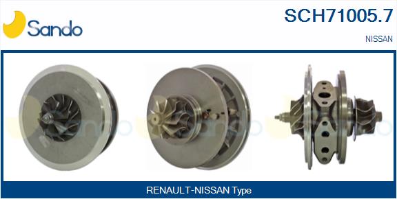 Core assembly, turbocharger (SCH71005.7)