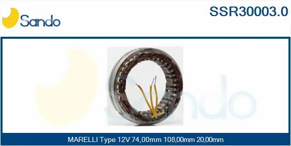 Stator, alternator (SSR30003.0)
