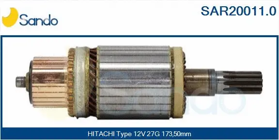 Armature, starter (SAR20011.0)