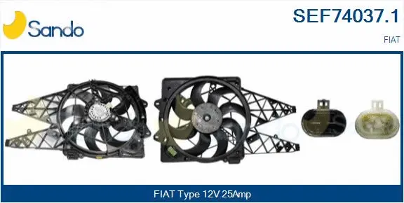 Electric Motor, radiator fan (SEF74037.1)