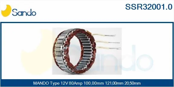 Stator, alternator (SSR32001.0)