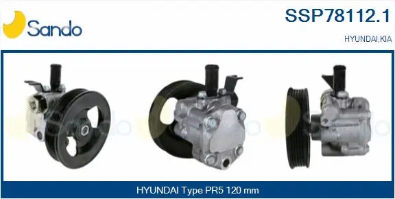 Hydraulic Pump, steering (SSP78112.1)