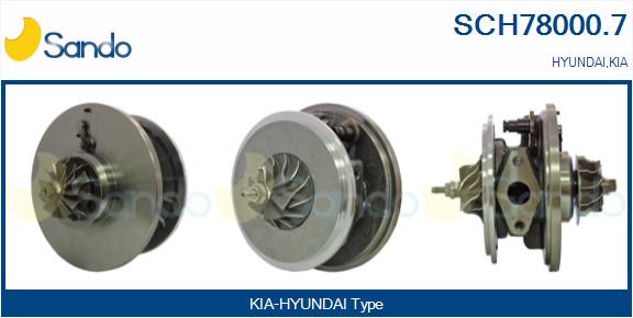 Core assembly, turbocharger (SCH78000.7)