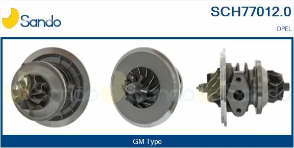 Core assembly, turbocharger (SCH77012.0)