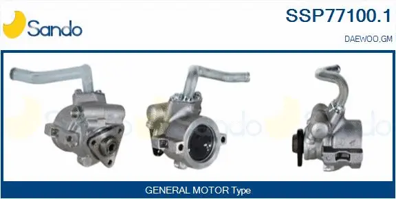 Hydraulic Pump, steering (SSP77100.1)