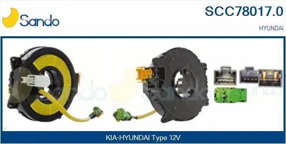 Clockspring, airbag (SCC78017.0)