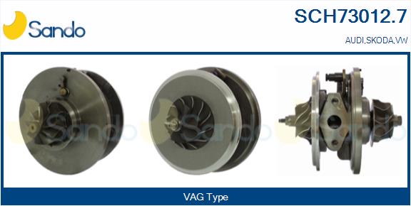 Core assembly, turbocharger (SCH73012.7)