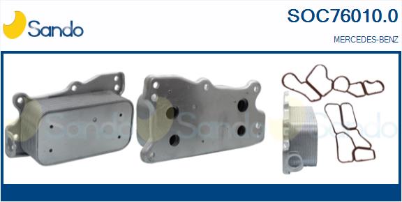 Oil Cooler, engine oil (SOC76010.0)