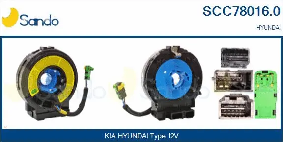 Clockspring, airbag (SCC78016.0)