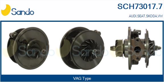 Core assembly, turbocharger (SCH73017.7)