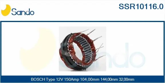 Stator, alternator (SSR10116.0)
