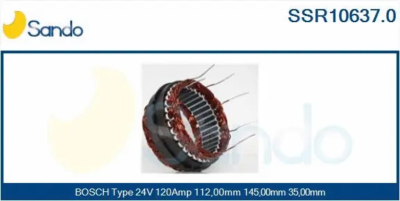 Stator, alternator (SSR10637.0)