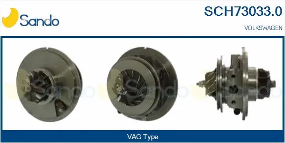 Core assembly, turbocharger (SCH73033.0)