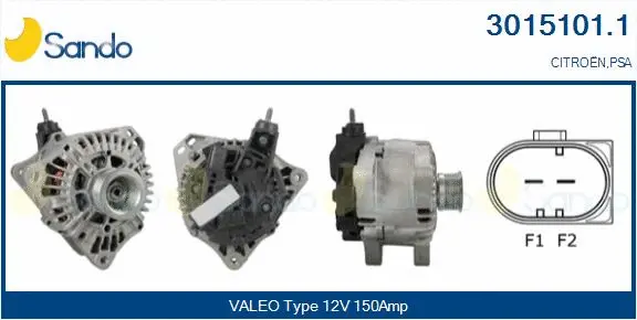 Alternator, starter (3015101.1)