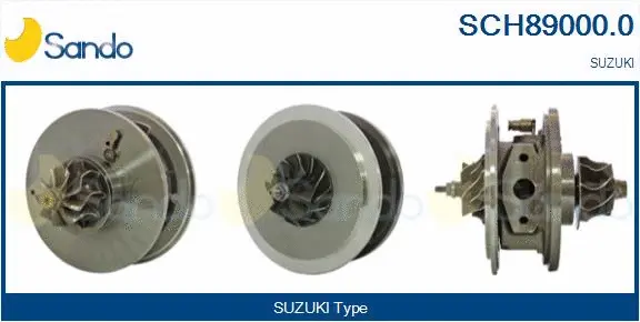 Core assembly, turbocharger (SCH89000.0)