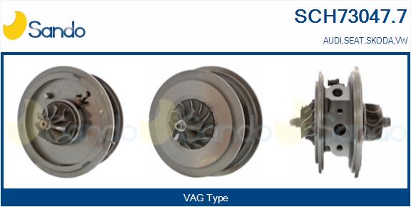 Core assembly, turbocharger (SCH73047.7)