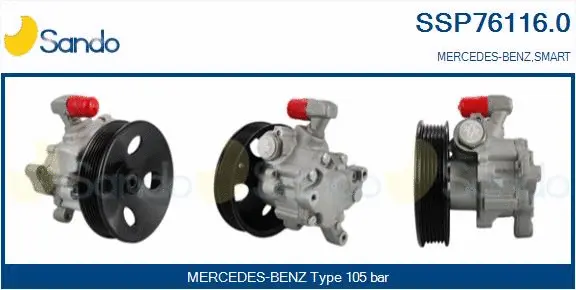 Hydraulic Pump, steering (SSP76116.0)