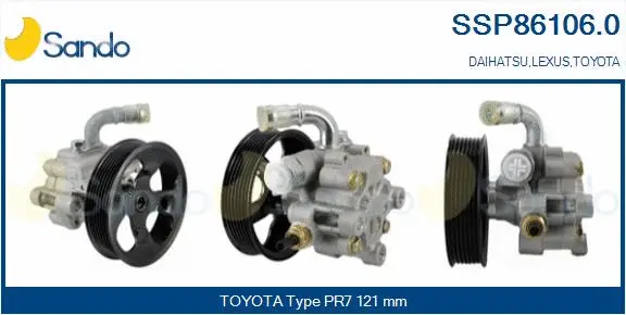 Hydraulic Pump, steering (SSP86106.0)