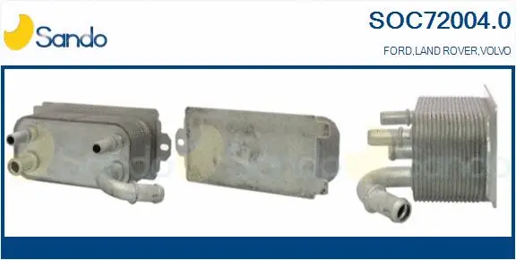 Oil Cooler, engine oil (SOC72004.0)