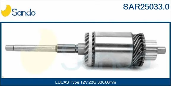 Armature, starter (SAR25033.0)