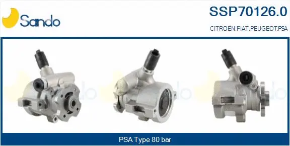 Hydraulic Pump, steering (SSP70126.0)