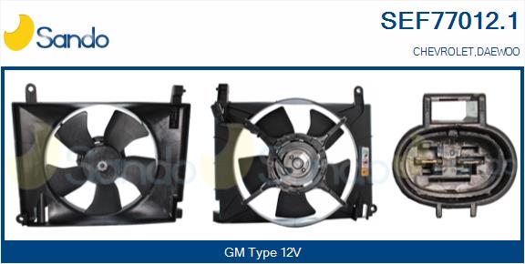 Electric Motor, radiator fan (SEF77012.1)