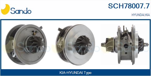 Core assembly, turbocharger (SCH78007.7)