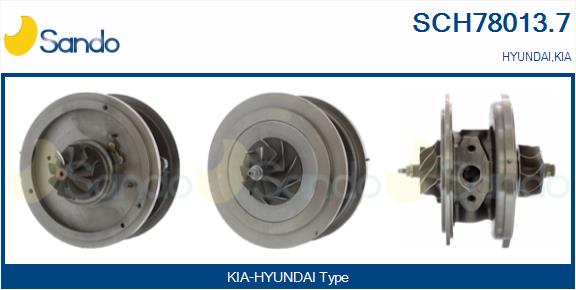 Core assembly, turbocharger (SCH78013.7)