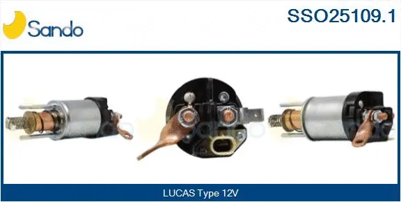 Solenoid Switch, starter (SSO25109.1)