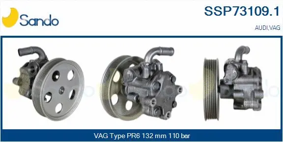Hydraulic Pump, steering (SSP73109.1)