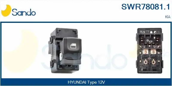 Switch, window regulator (SWR78081.1)