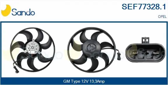 Fan, engine cooling (SEF77328.1)