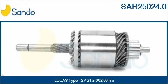 Armature, starter (SAR25024.0)