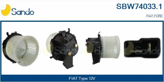 Interior Blower (SBW74033.1)